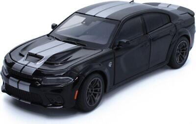 Dodge Charger negru cu dungi argintii - 1/32 Tayumo
