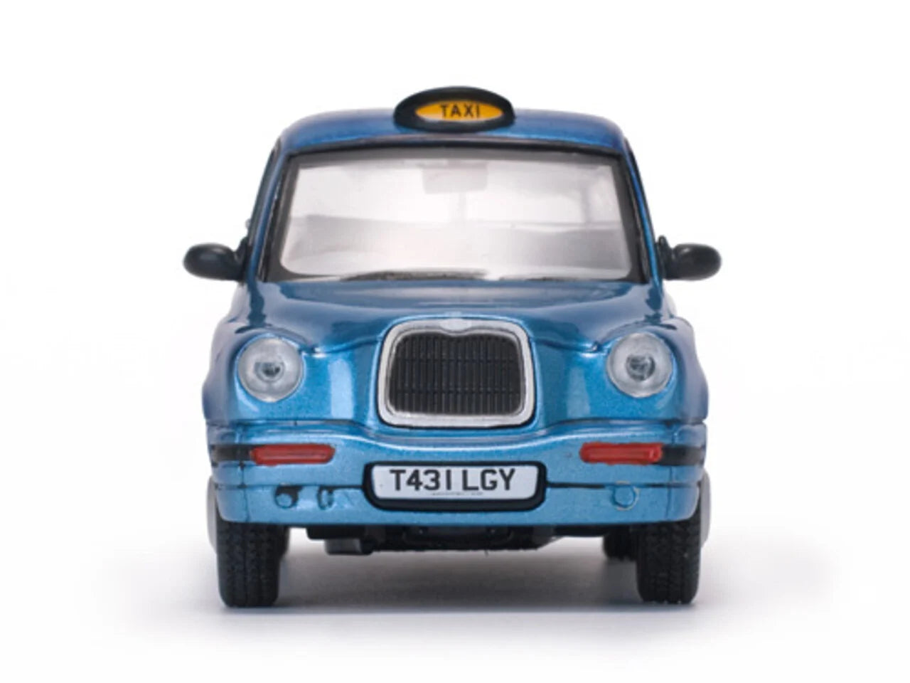 London Taxi Cab TX1 1998 bleu cu vitrina plexiglass - 1/43 Vitesse