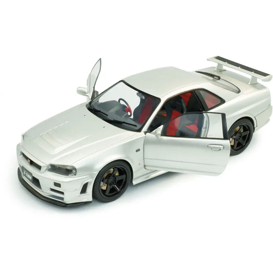 Nissan Skyline GT-R R34 Ztune silver 1999 - 1/18 Solido