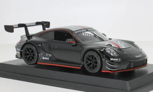 Porsche 911 GT3 R negru/argintiu/rosu - 1/24 Bburago