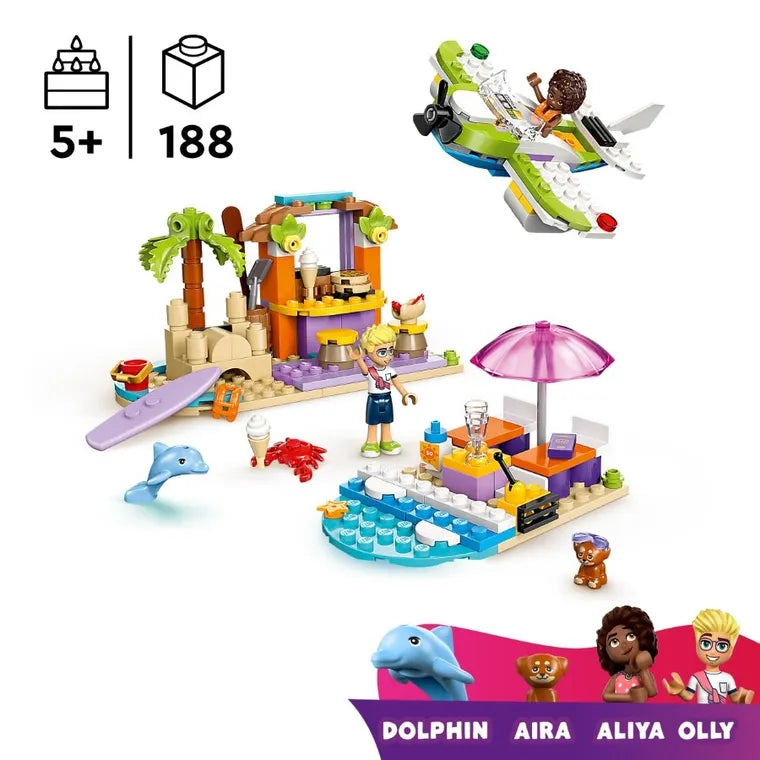 LEGO Friends 42672 - Valiza creativa de plaja si calatorie (188 piese)