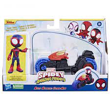 SET SPIDEY - Motocicleta si figurina Miles Morales 10cm