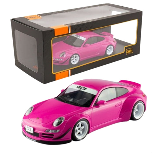 Porsche RWB 997 roz - 1/18 Ixo Models