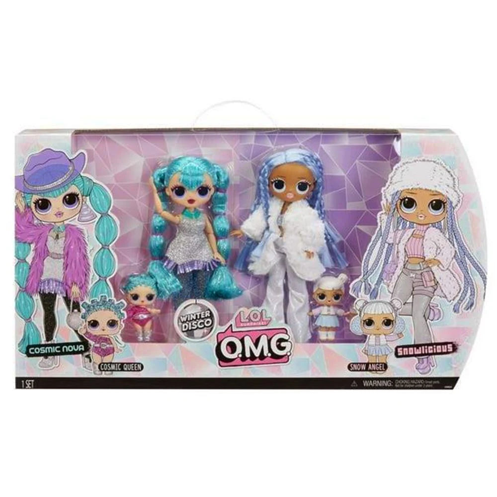 Set 2 papusi LOL Surprise OMG Winter Disco - Cosmic Nova si Snowlicious
