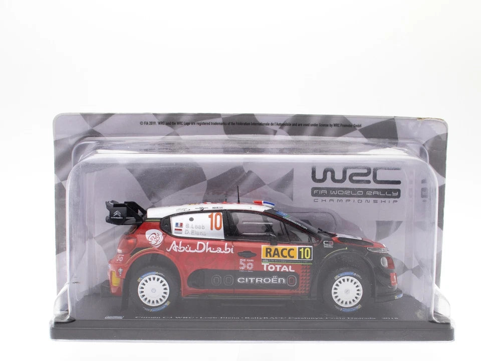 Citroen C3 WRC Loeb-Elena Rally RACC Catalunya-Costa Daurada 2018 #10 - 1/24 Altaya