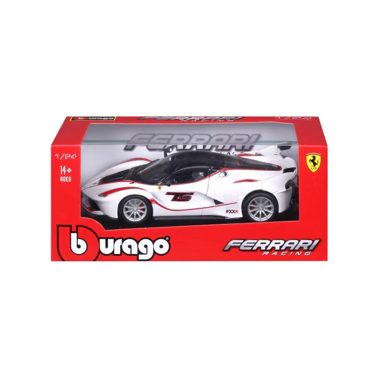 Ferrari Fxx k #75 alb - 1/24 Bburago