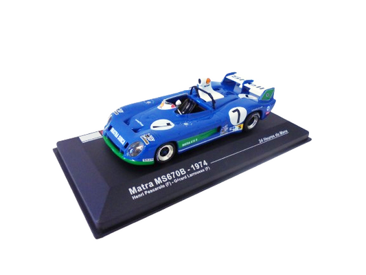 Matra MS670B 1974 24h Le Mans #7 cu vitrina - 1/43 Altaya
