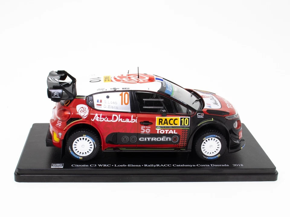 Citroen C3 WRC Loeb-Elena Rally RACC Catalunya-Costa Daurada 2018 #10 - 1/24 Altaya