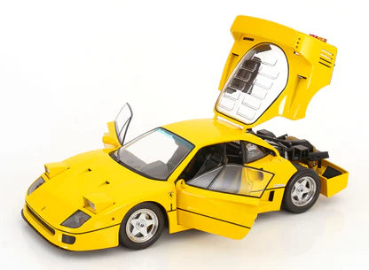Ferrari F40 1987 galben - 1/12 KK-Scale