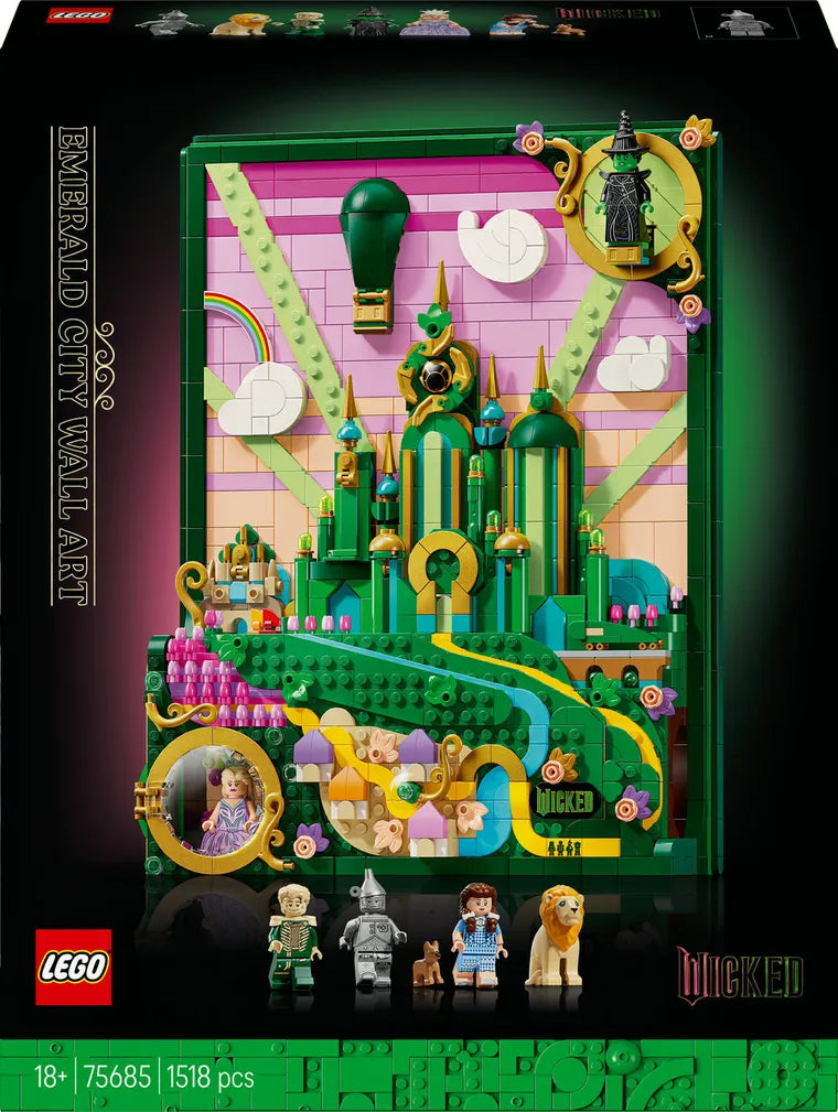 LEGO Wicked 75685 - Tablou Emerald City (1518 piese)