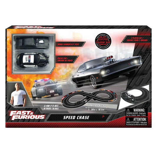 Pista de curse electrica cu 2 masinute Fast and Furious - Speed Chase
