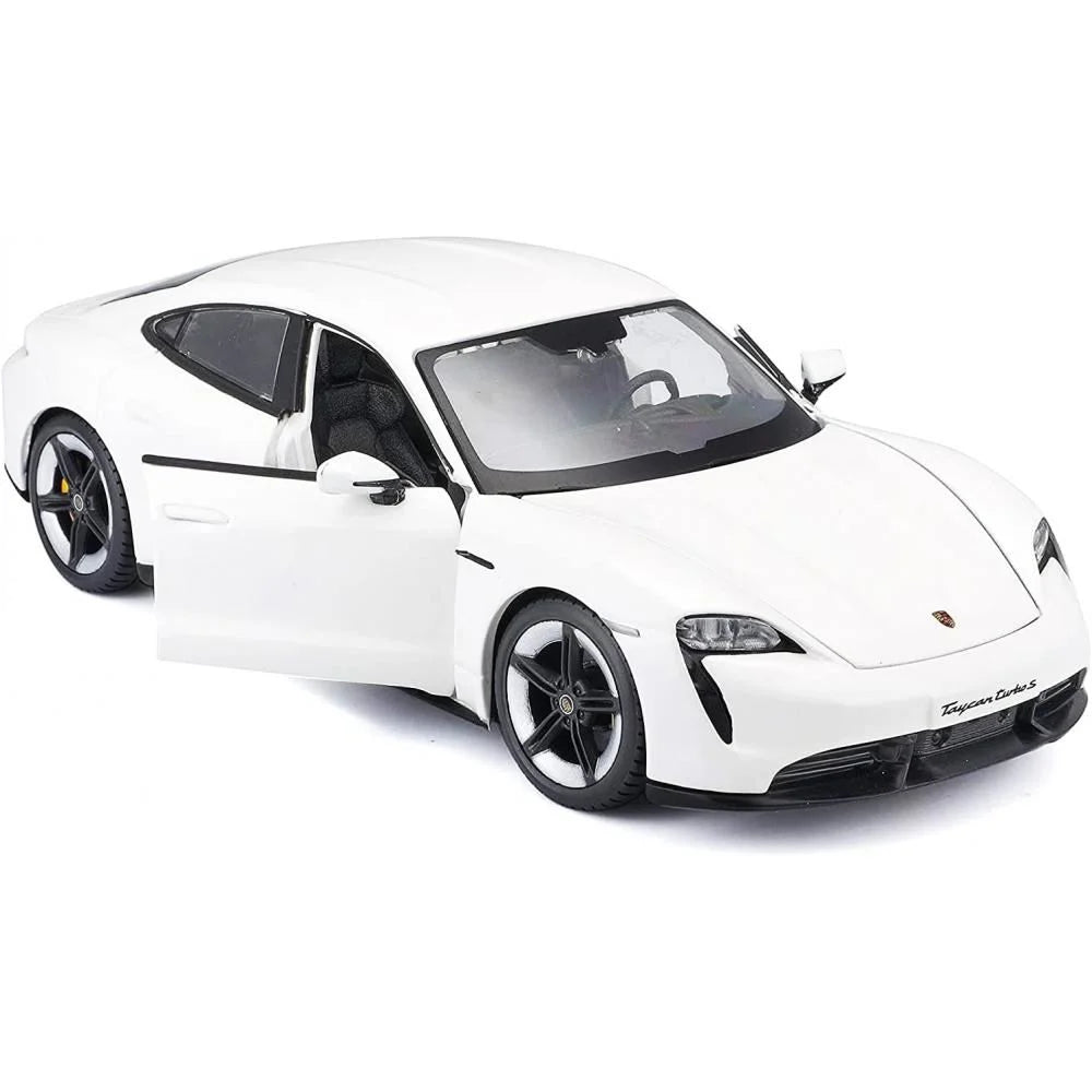 Porsche Taycan Turbo S alb - 1/24 Bburago