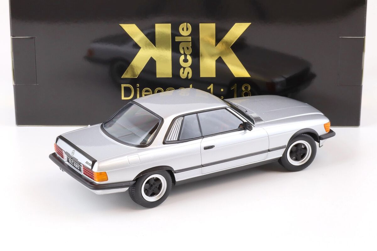 Mercedes 500 SLC 6.0 AMG 1985 gri - 1/18 KK-Scale