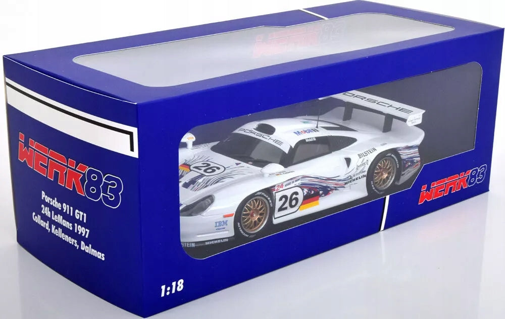 Porsche 911 GT1 #26 Emmanuel Collard - Ralf Kelleners - Yannick Dalmas 24h Le Mans 1997 - 1/18 Werk83