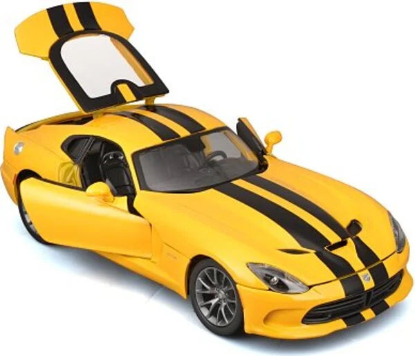Dodge Viper GTS SRT 2013 galben/dungi negre - 1/18 Maisto