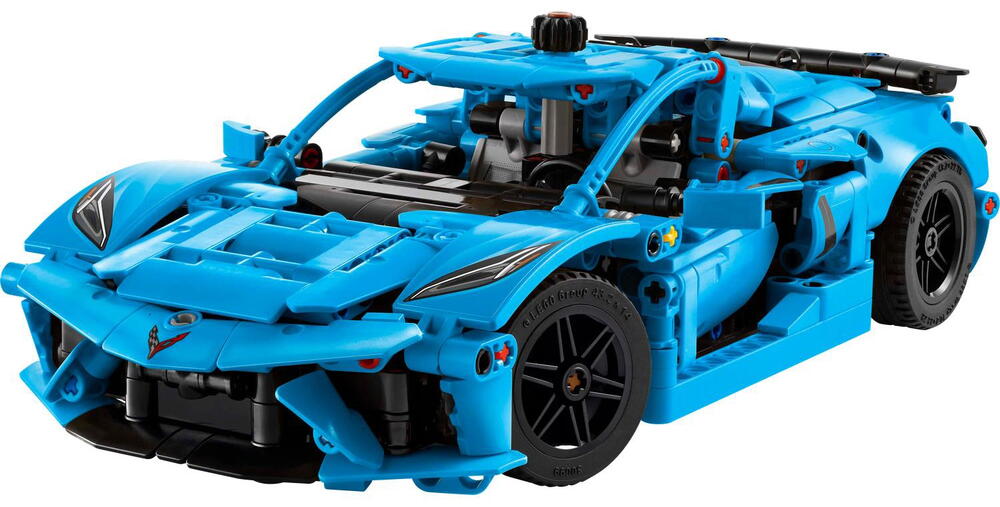 LEGO Technic 42217 - Chevrolet Corvette Stingray albastru (732 piese)