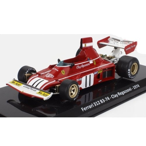 Formula 1 Ferrari 312 B3-74 Clay Regazzoni 1974 #11 cu vitrina - 1/24 Altaya