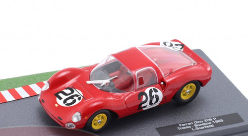 Ferrari Dino 206 P Trento - Bondone 1965 #26 cu vitrina plexiglass - 1/43 Edicola