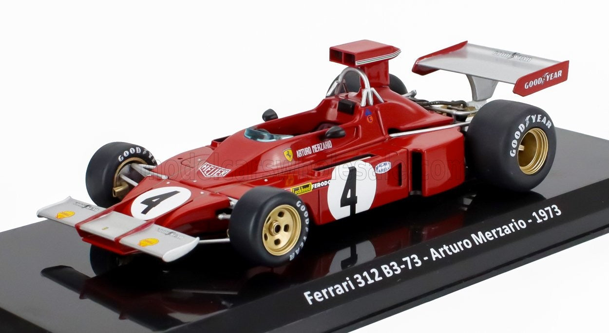 Formula 1 Ferrari 312 B3-73 Arturo Merzario 1973 cu vitrina - 1/24 Altaya