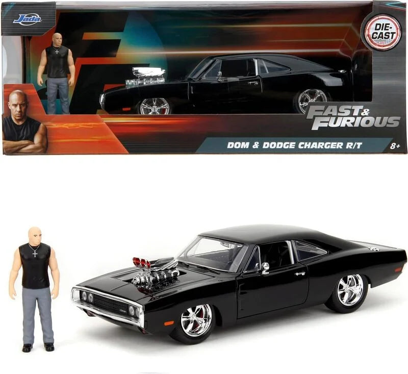 Dodge Charger R/T si figurina Dom - 1/24 Jada