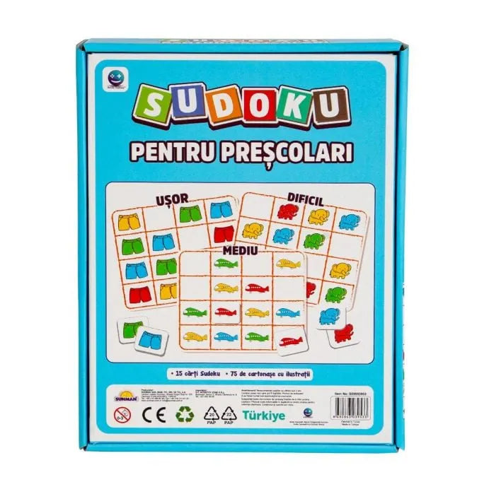 Joc educativ - Sudoku pentru Prescolari