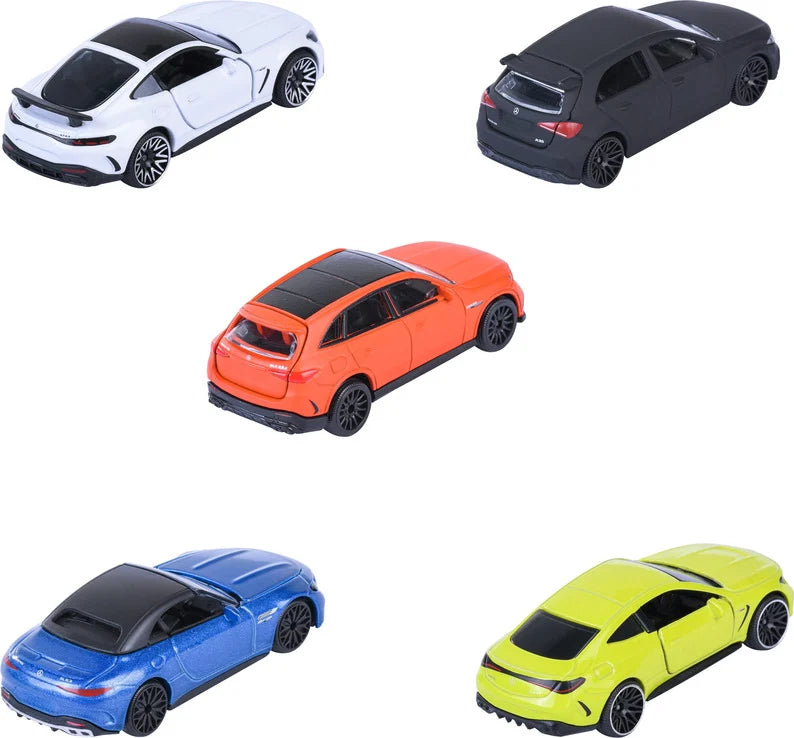 Set 5 masinute Mercedes-AMG - 1/64 Majorette