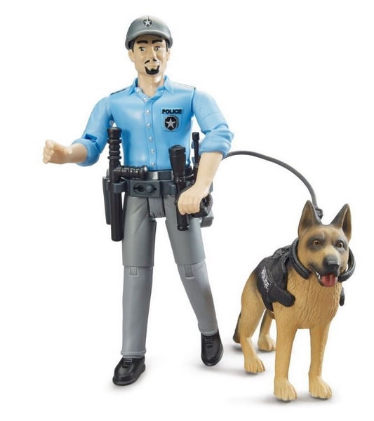 BRUDER 62150 - Polițist cu câine