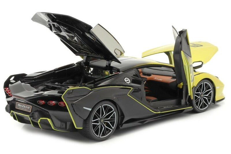Lamborghini Sian galben/negru - 1/18 Bburago