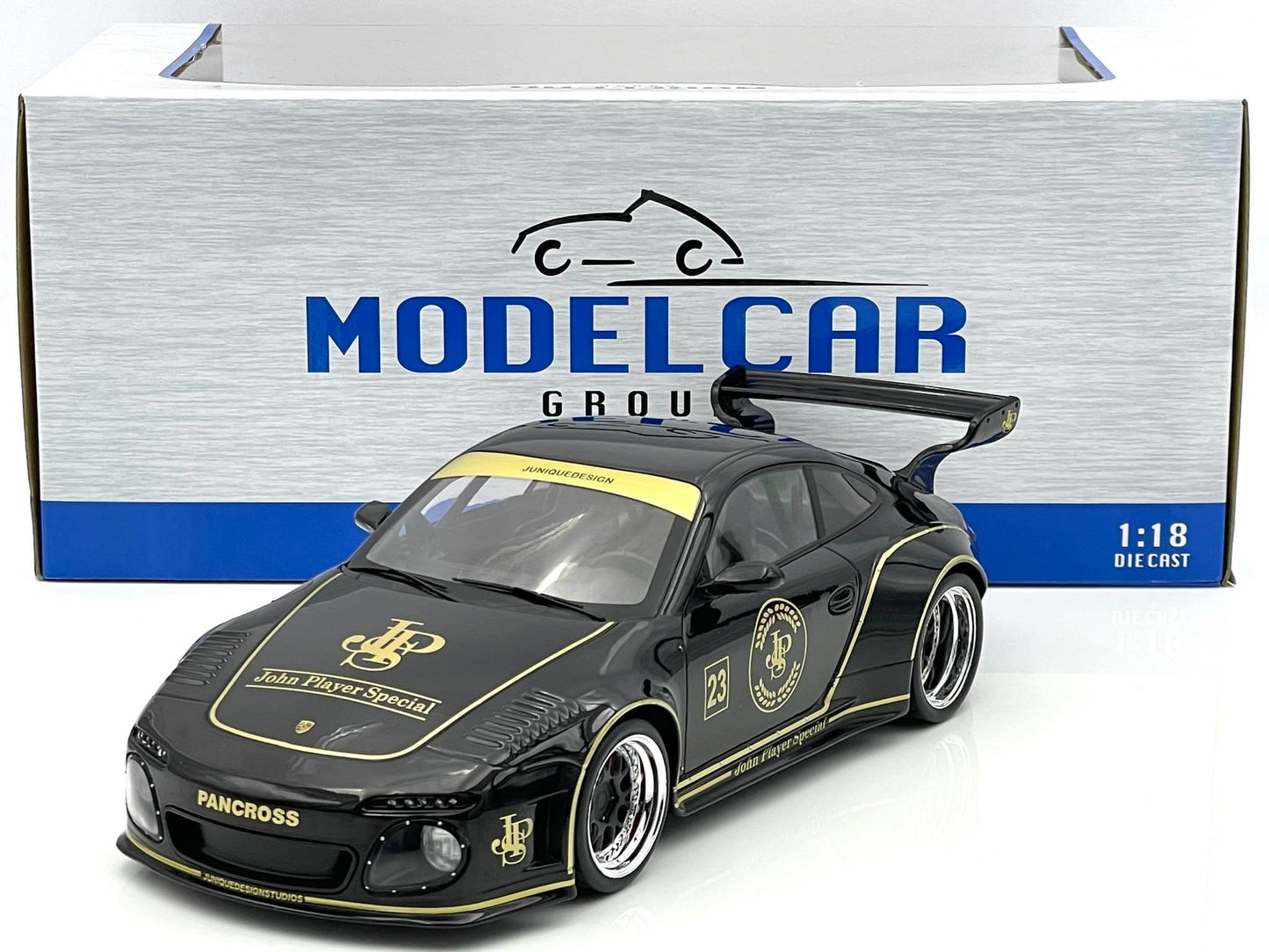 Porsche 911 (997) Rwb Old & New 2020 negru #23 - 1/18 Model Car Group