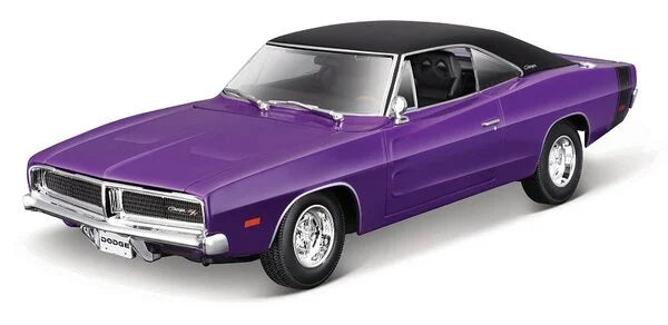 Dodge Charger R/T 1969 mov/negru - 1/18 Maisto
