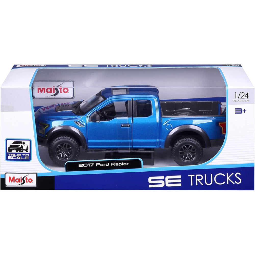 Ford Raptor 2017 albastru - 1/24 Maisto