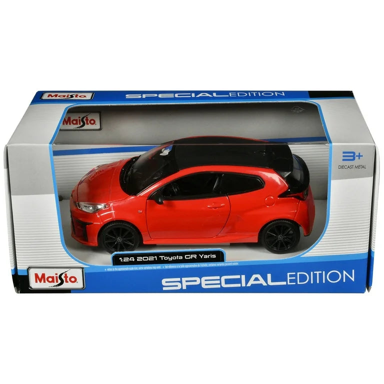 Toyota GR Yaris rosie 2021 - 1/24 Maisto