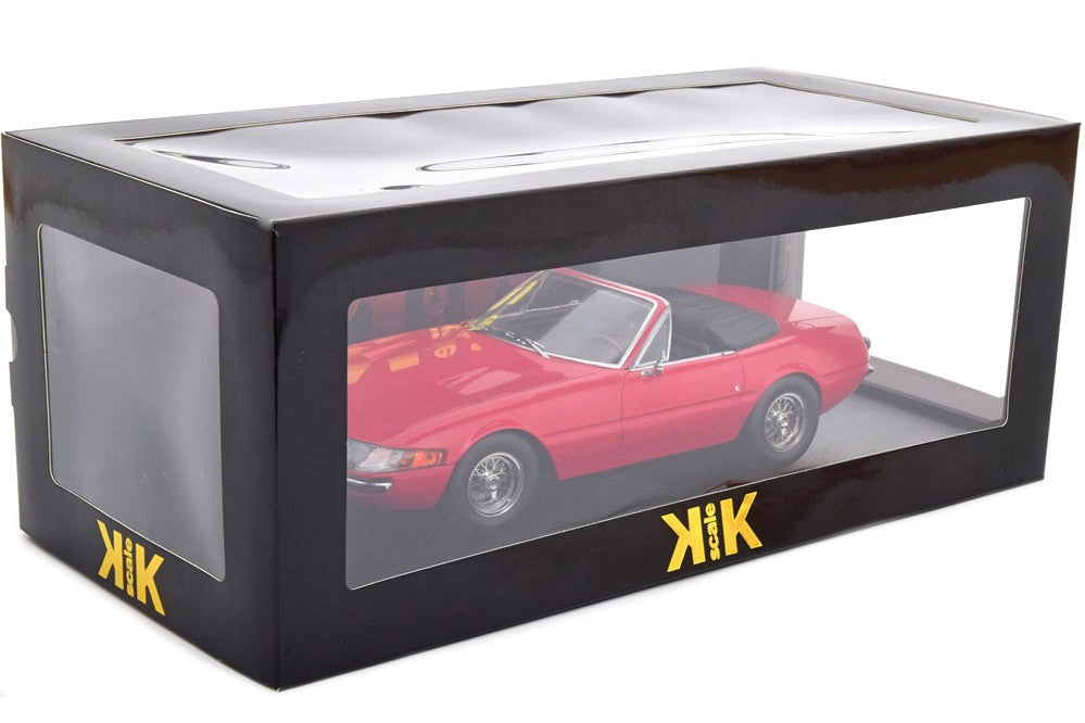 Ferrari 365 GTS/4 1969 rosu cu interior negru - 1/18 KKScale