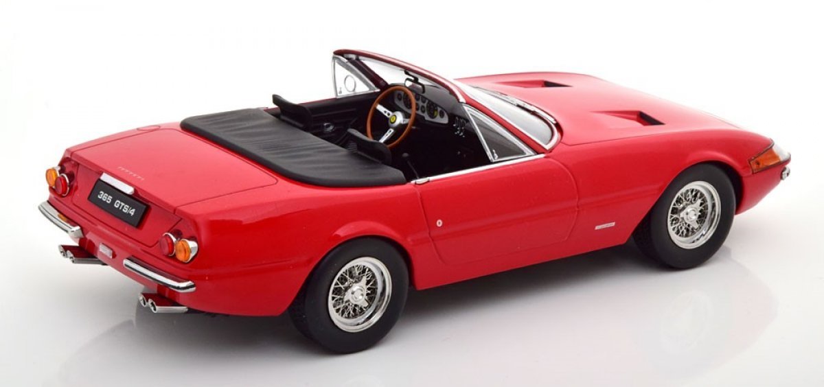 Ferrari 365 GTS/4 1969 rosu cu interior negru - 1/18 KKScale