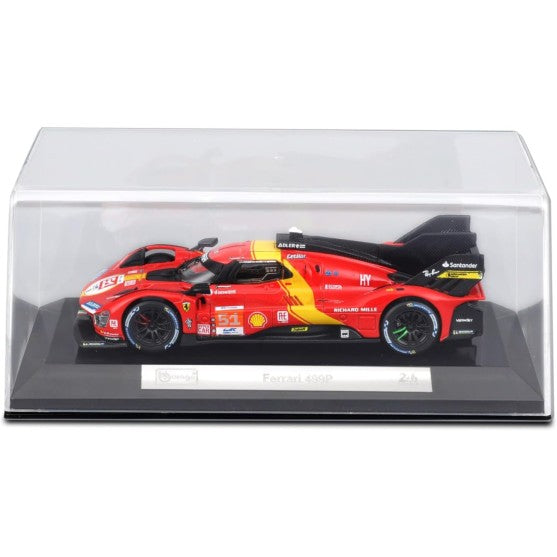 Ferrari 499P 2023 #51 cu vitrina plexiglass - 1/43 Bburago Signature