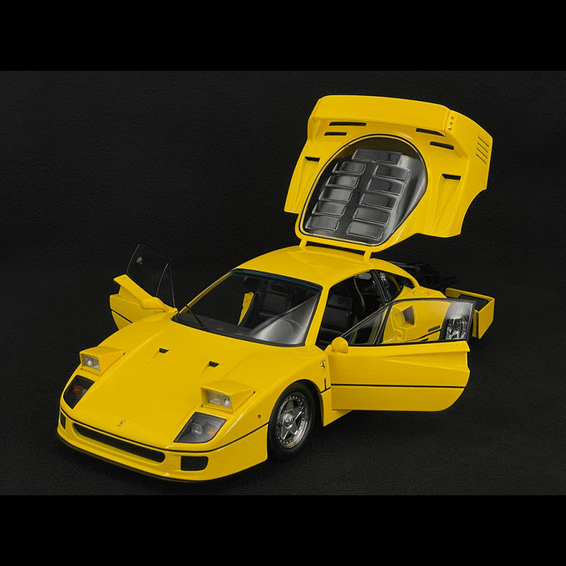 Ferrari F40 1987 galben - 1/12 KK-Scale