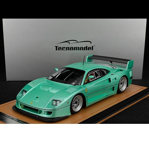 Ferrari F40 turquoise Editie limitata 40pcs cu vitrina plexiglass - 1/18 Tecnomodel
