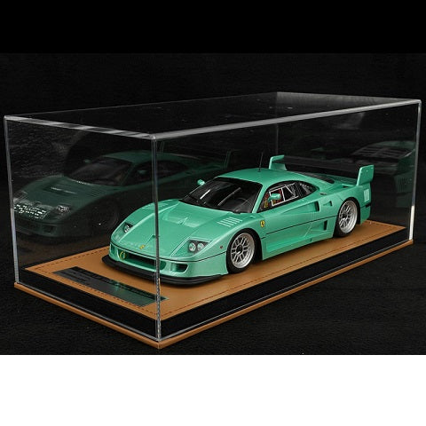 Ferrari F40 turquoise Editie limitata 40pcs cu vitrina plexiglass - 1/18 Tecnomodel