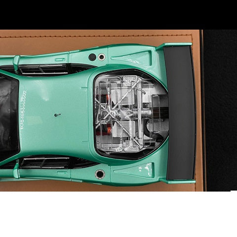 Ferrari F40 turquoise Editie limitata 40pcs cu vitrina plexiglass - 1/18 Tecnomodel
