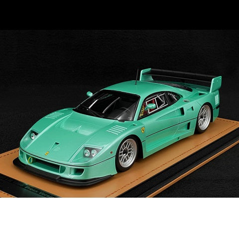 Ferrari F40 turquoise Editie limitata 40pcs cu vitrina plexiglass - 1/18 Tecnomodel