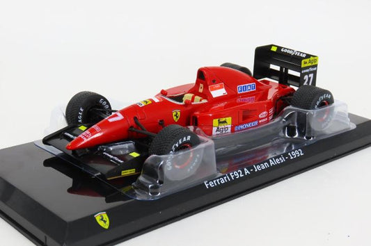 Formula 1 Ferrari F92 A Jean Alesi 1992 cu vitrina - 1/24 Altaya