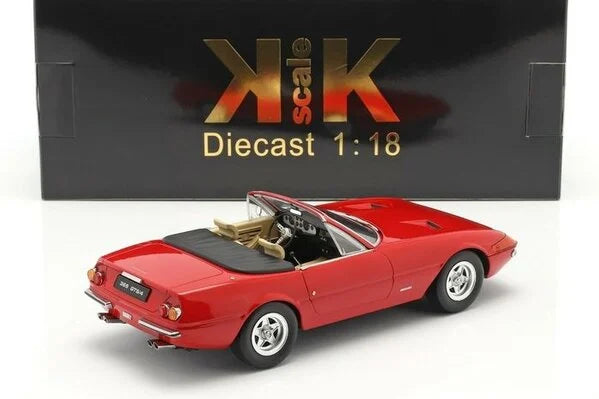 Ferrari 365 GTS/4 1971 rosu cu interior crem - 1/18 KKScale