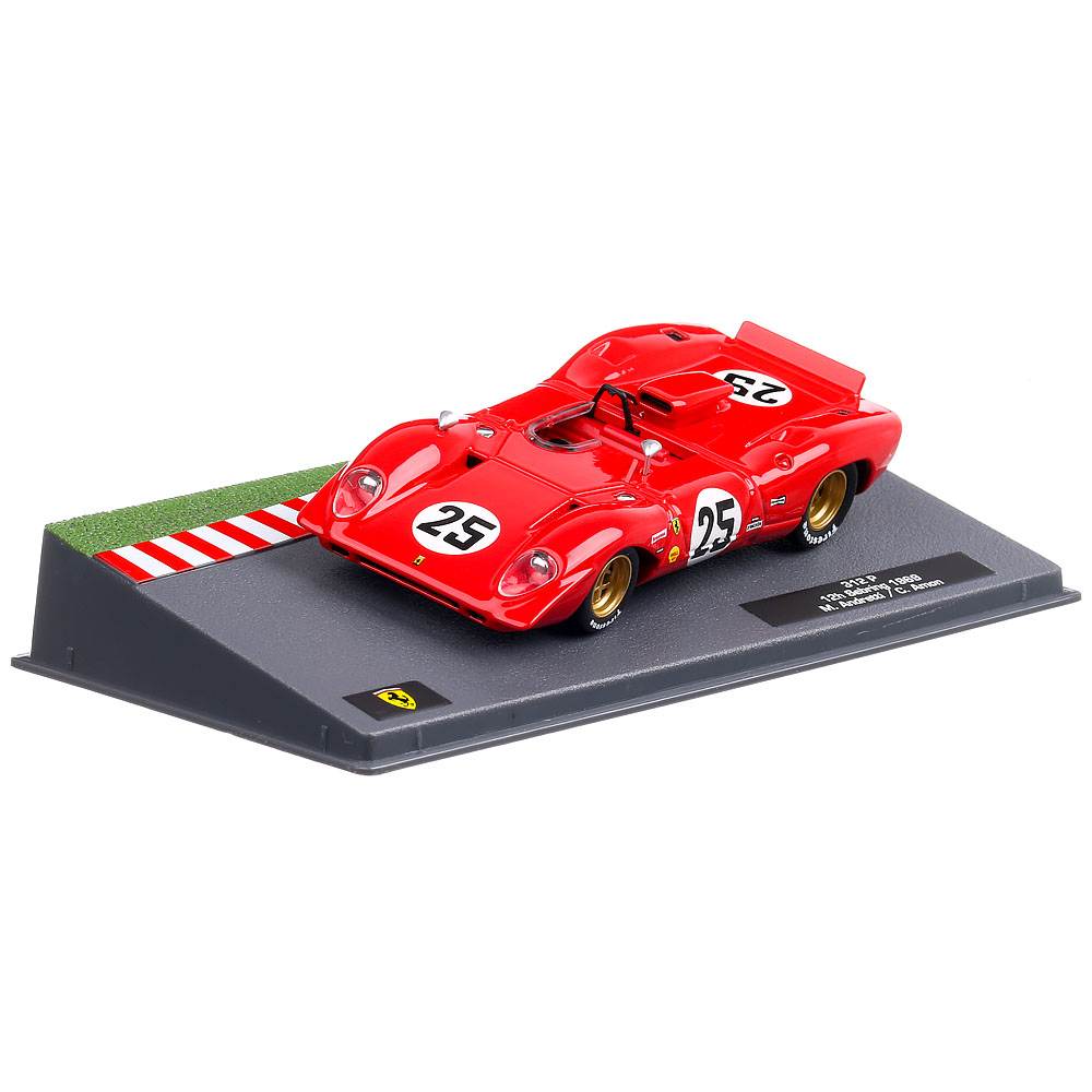 Ferrari 312P 12h Sebring 1969 #25 cu vitrina plexiglass - 1/43 Edicola