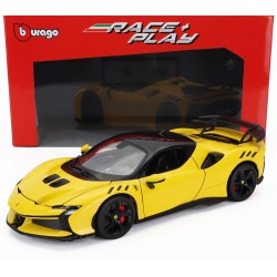 Ferrari SF90 XX Stradale galben - 1/18 Bburago
