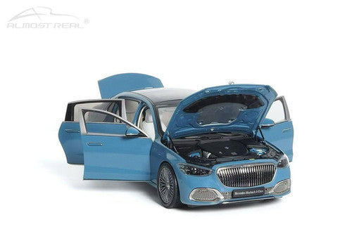 Mercedes-Maybach S-Class 2021 vintage blue - 1/18 Almost Real