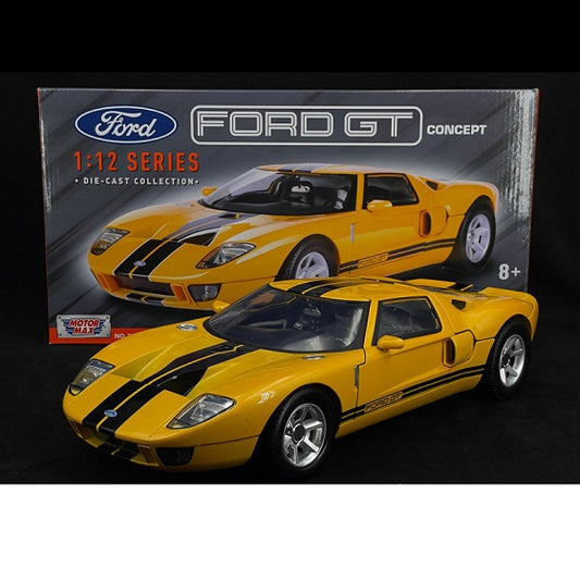 Ford GT Concept galben/dungi negre - 1/12 Motormax