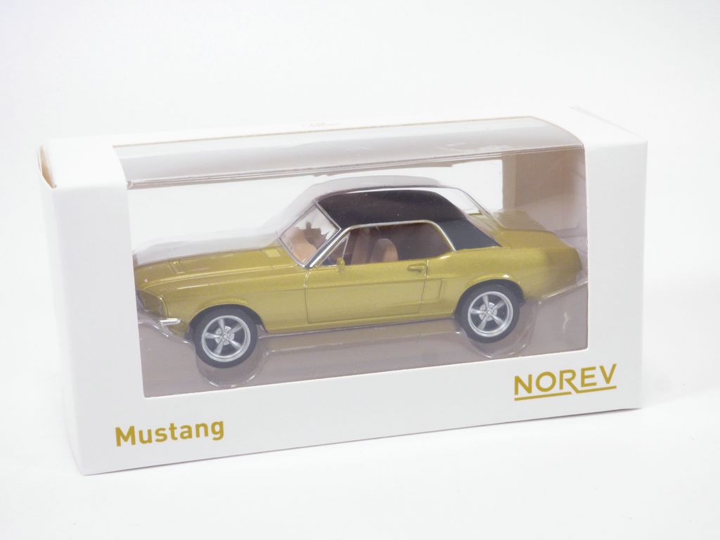 Ford Mustang GT Coupe 1968 lime gold metallic - 1/43 Norev