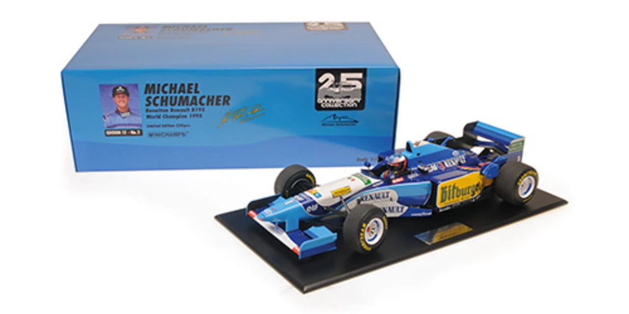 Formula 1 M. Schumacher Benetton B195 #1 Formula 1 World Champion 1995 Nr.143/230pcs - 1/12 Minichamps