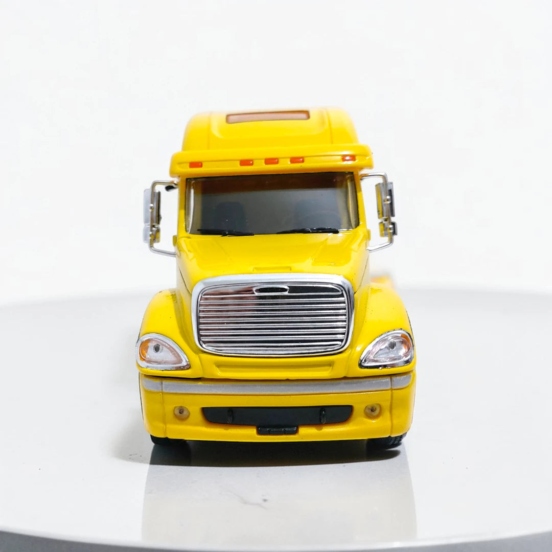 Camion Cap Tractor Freightliner Columbia galben - 1/32 Welly