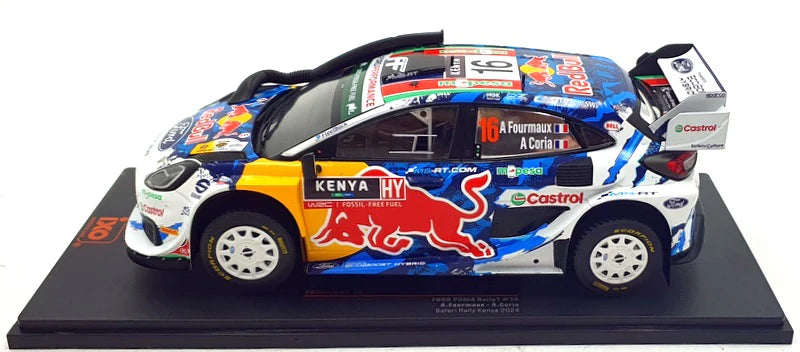 Ford Puma Rally1 #16 Safari Rally Kenya 2024 - 1/18 Ixo Models